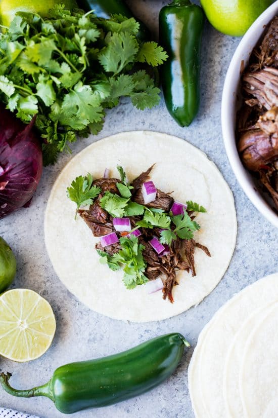 This easy recipe for Mexican Beef Barbacoa is full of authentic flavor and can be easily m The Best Mexican Beef Barbacoa