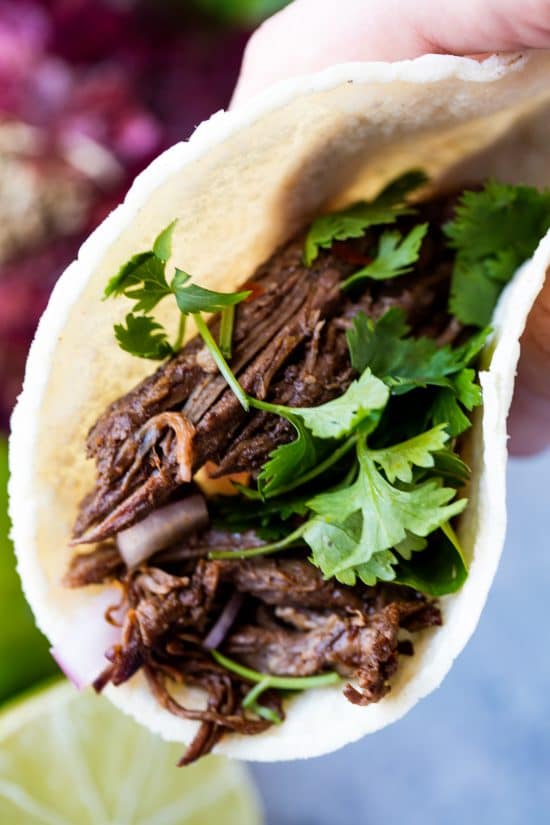 This easy recipe for Mexican Beef Barbacoa is full of authentic flavor and can be easily m The Best Mexican Beef Barbacoa