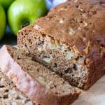 Moist Cinnamon Apple Bread is made with applesauce for even more delicious apple flavor Moist Cinnamon Apple Bread