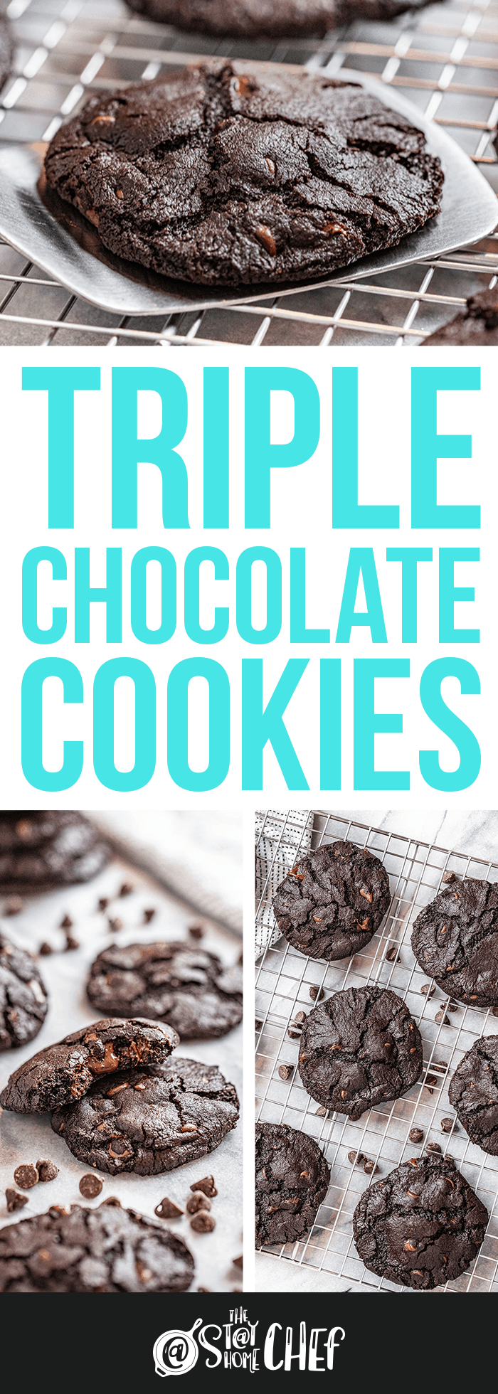 Triple Chocolate Cookies com - 92