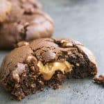  They are loaded with chocolate and ready in less than  Triple Chocolate Cookies