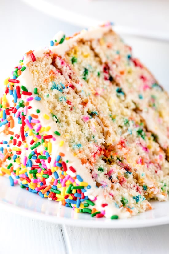 Celebrate in style with this Funfetti Birthday Cake made from scratch Funfetti Birthday Cake