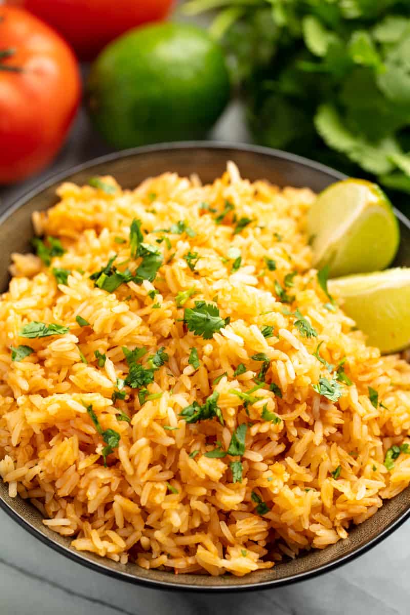 This Authentic Mexican Rice is super easy to make and goes perfectly with any Mexican meal Authentic Mexican Rice