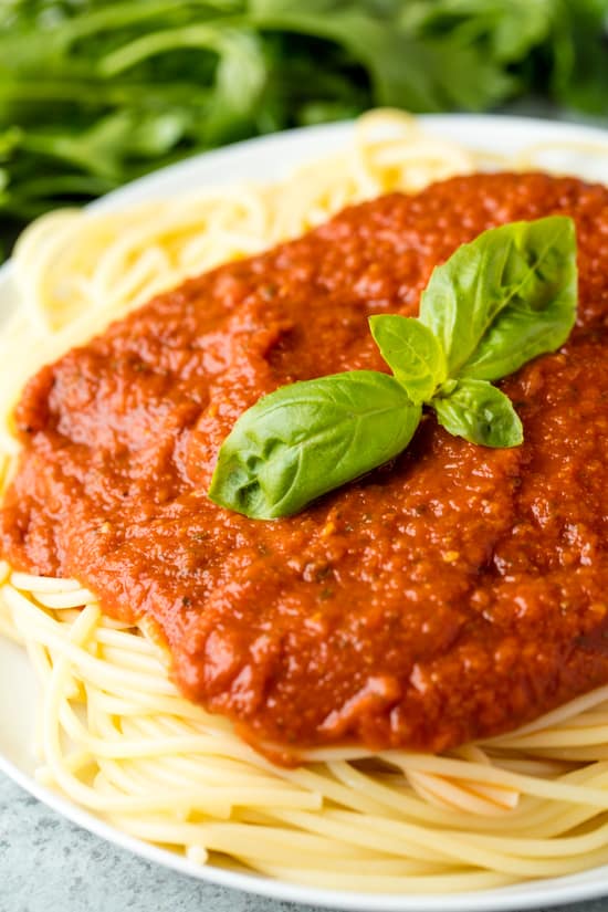 Homemade Spaghetti Sauce is so full of flavor and it Homemade Spaghetti Sauce Recipe