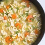 This classic chicken noodle soup is simple to make in less than an hour with ingredients y Chicken Noodle Soup