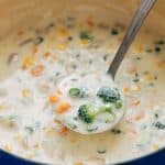  comforting soup thats perfect if you are vegetarian or just want something light and easy Creamy Vegetable Soup