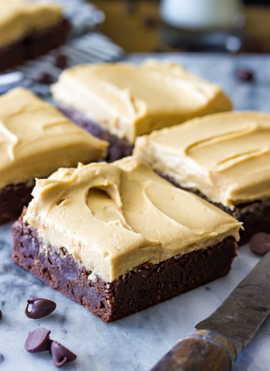 Has there ever been a better flavor combination than peanut butter and chocolate Peanut Butter Frosted Brownies