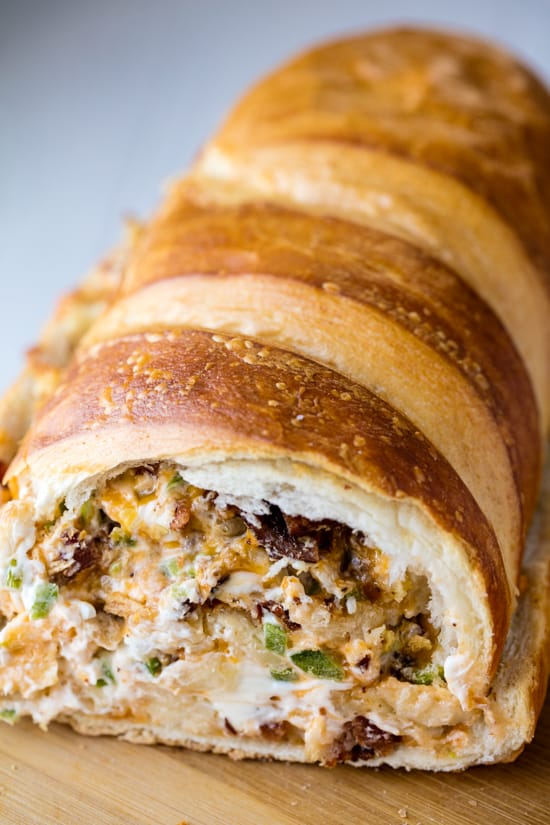  It takes all the flavors you love from jalape Jalapeño Popper Stuffed French Bread