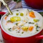 An easy recipe for slow cooker turkey soup Slow Cooker Turkey Soup