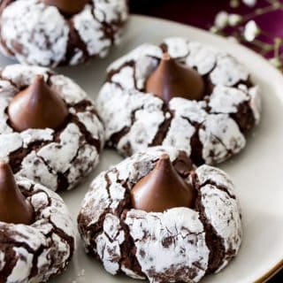 Chocolate Kiss Cookies - thestayathomechef.com