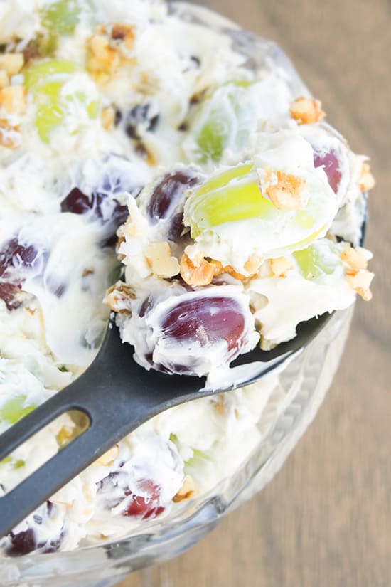Easy Creamy Grape Salad