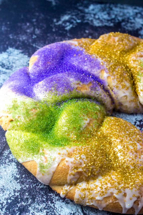 King Cake is an easy and tasty traditional Mardi Gras treat that the whole family will lov Traditional King Cake