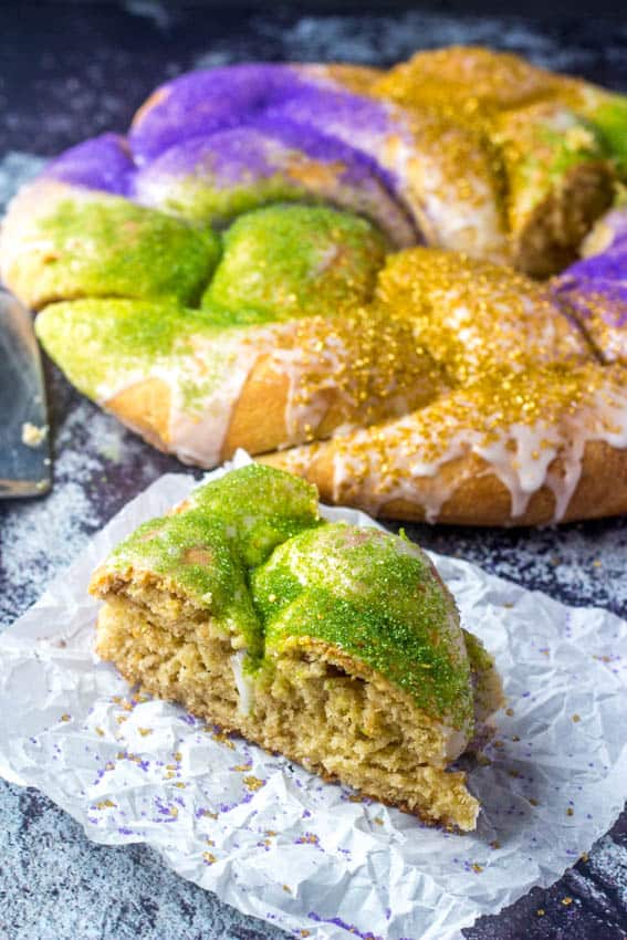 King Cake is an easy and tasty traditional Mardi Gras treat that the whole family will lov Traditional King Cake