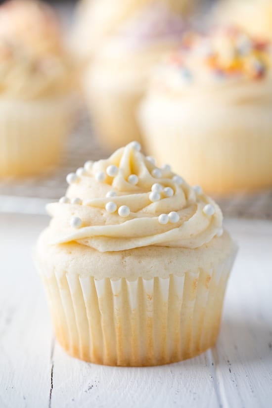 The Most Amazing White Cupcakes image