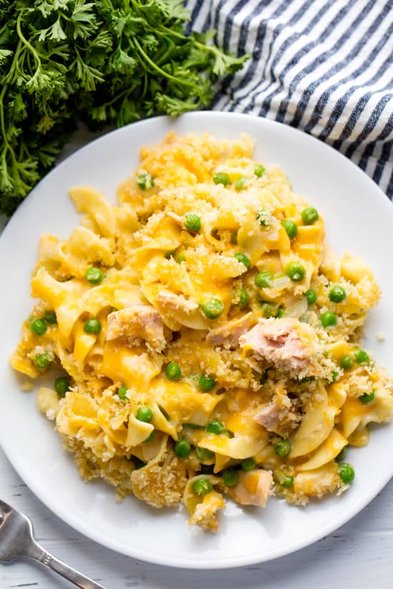 scratch sauce and a crunchy parmesan topping that puts this classic recipe over the top The Best Tuna Casserole