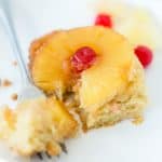 This Pineapple Upside Down Cake recipe has a perfect light Pineapple Upside Down Cake