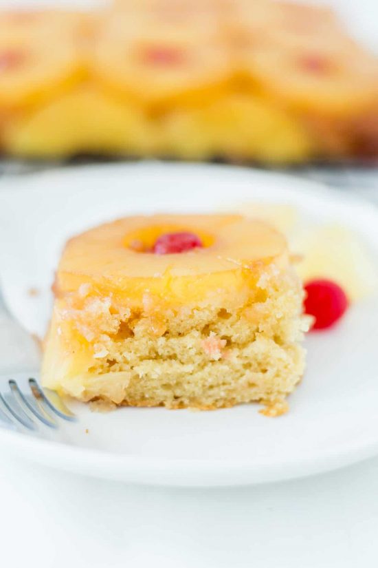 This Pineapple Upside Down Cake recipe has a perfect light Pineapple Upside Down Cake