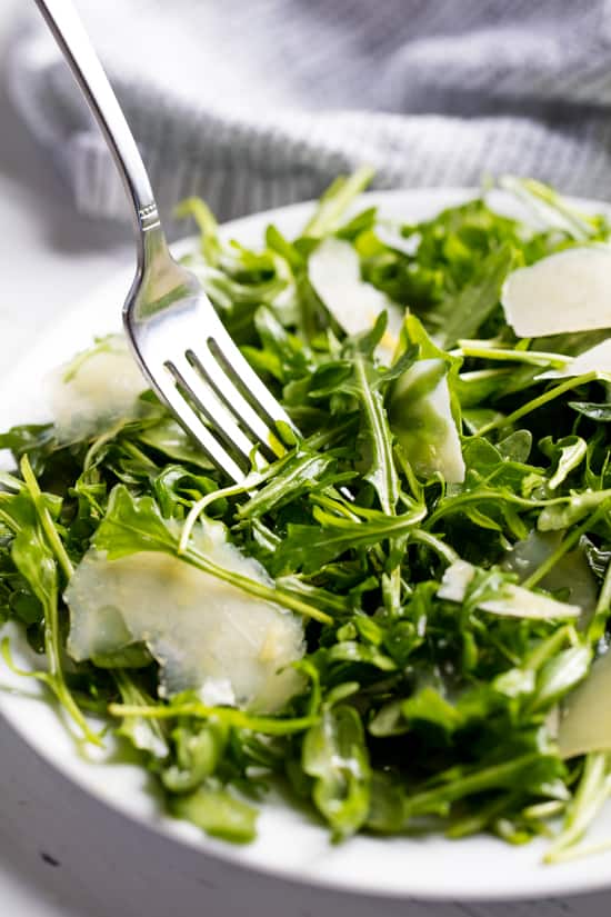 Restaurant Style Arugula Salad is the perfect fresh and light side dish for any meal Restaurant Style Arugula Salad