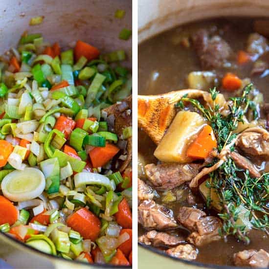 Irish Stew is pure comfort food and a classic recipe using browned lamb St. Patrick’s Irish Stew