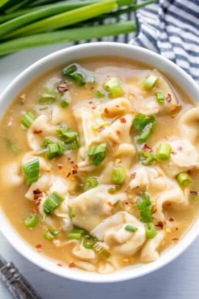 Restaurant Style Wonton Soup