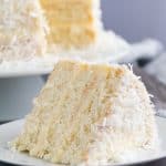 This Coconut Cake Recipe is made from scratch and full of bold coconut flavor and topped o The Most Amazing Coconut Cake