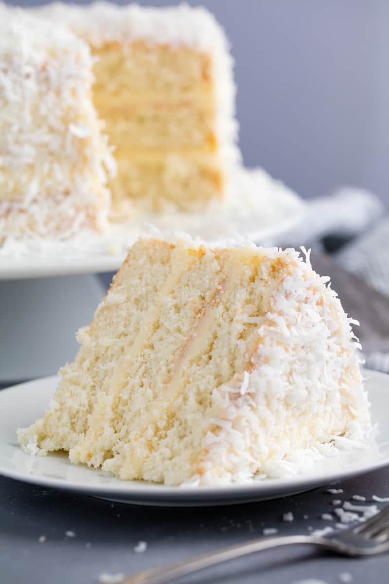 Moist Coconut Cake Recipe With Coconut Milk
