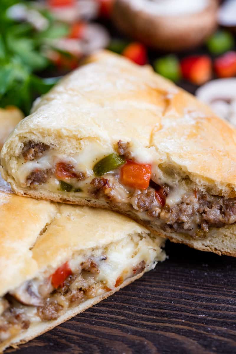 Sausage and Cheese Calzone - 41