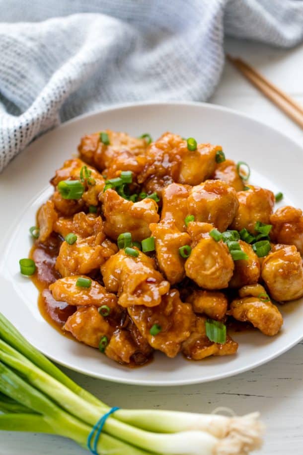 Chinese Takeout Orange Chicken - Cafe Delites