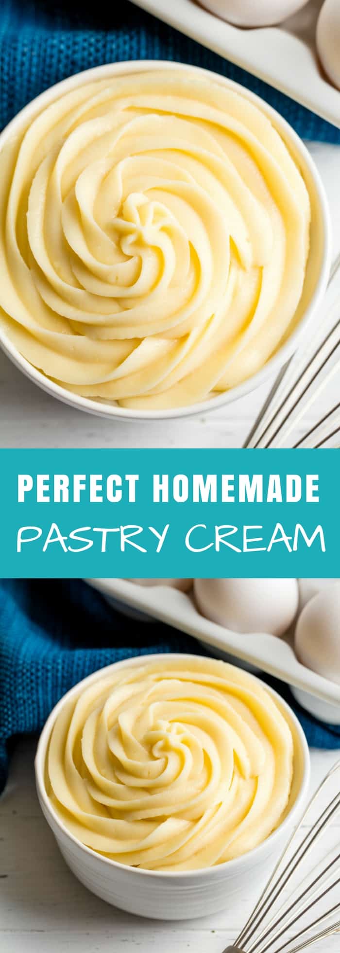 Perfect Pastry Cream is easy to make at home and is used in the most delicious pastries, cakes, and other desserts. You'll love this recipe for perfect French Creme Patissiere every single time. 