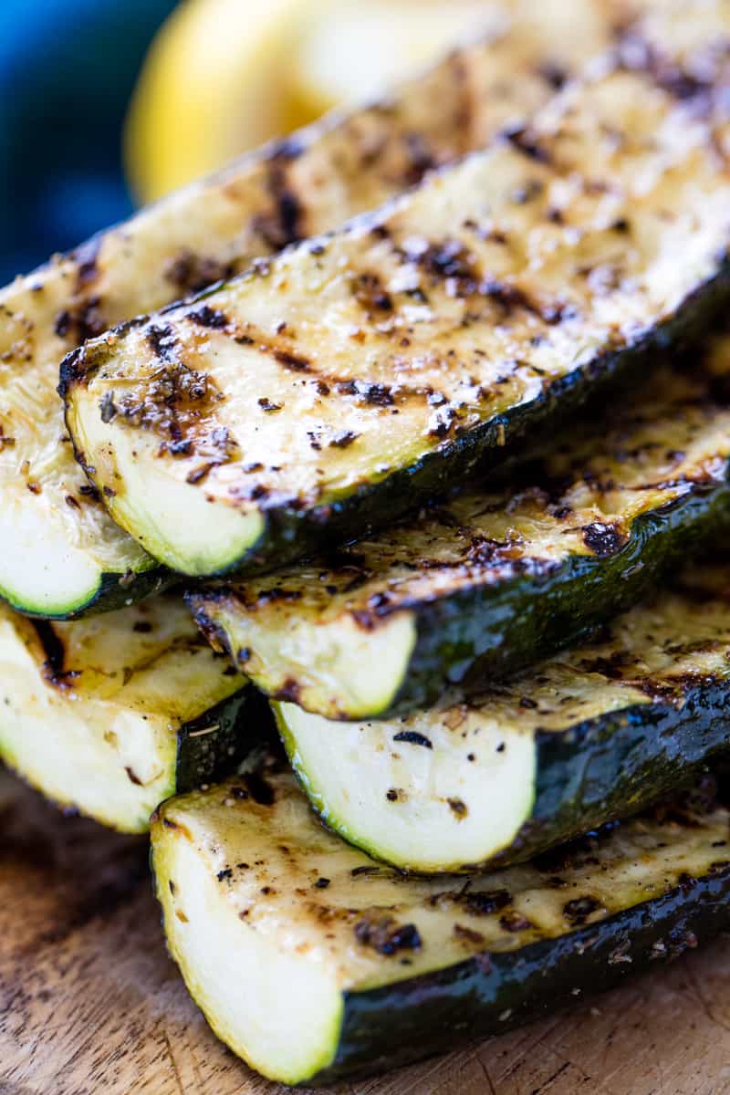 Easy Grilled Zucchini Cafe Delites