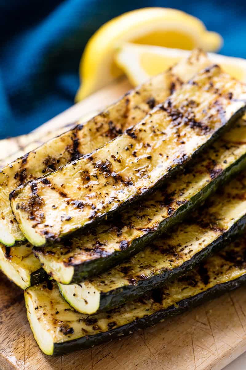 Easy Grilled Zucchini - Cafe Delites