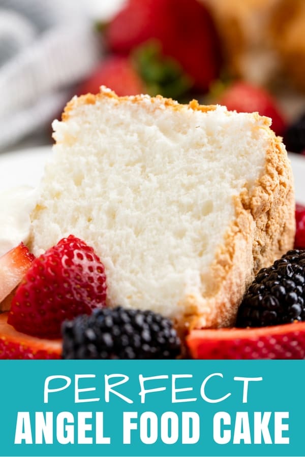 Angel food cake is light and airy and deliciously sweet. The perfect angel food cake recipe is also easier to make than you might think for the perfect sponge cake, every time. 