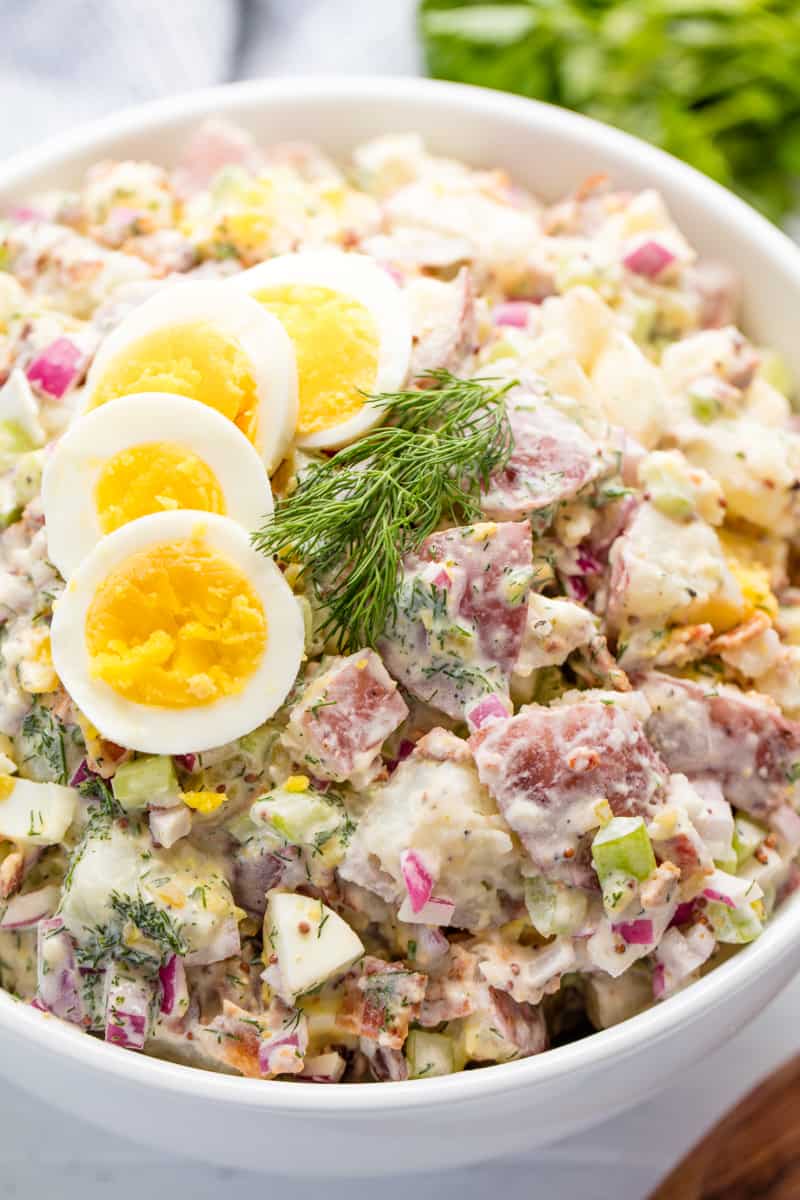 The Best Creamy Potato Salad has to have the perfect balance of flavor Mom’s Creamy Potato Salad