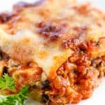 free lasagna option or just for sneaking in a healthy vegetable Classic Eggplant Lasagna