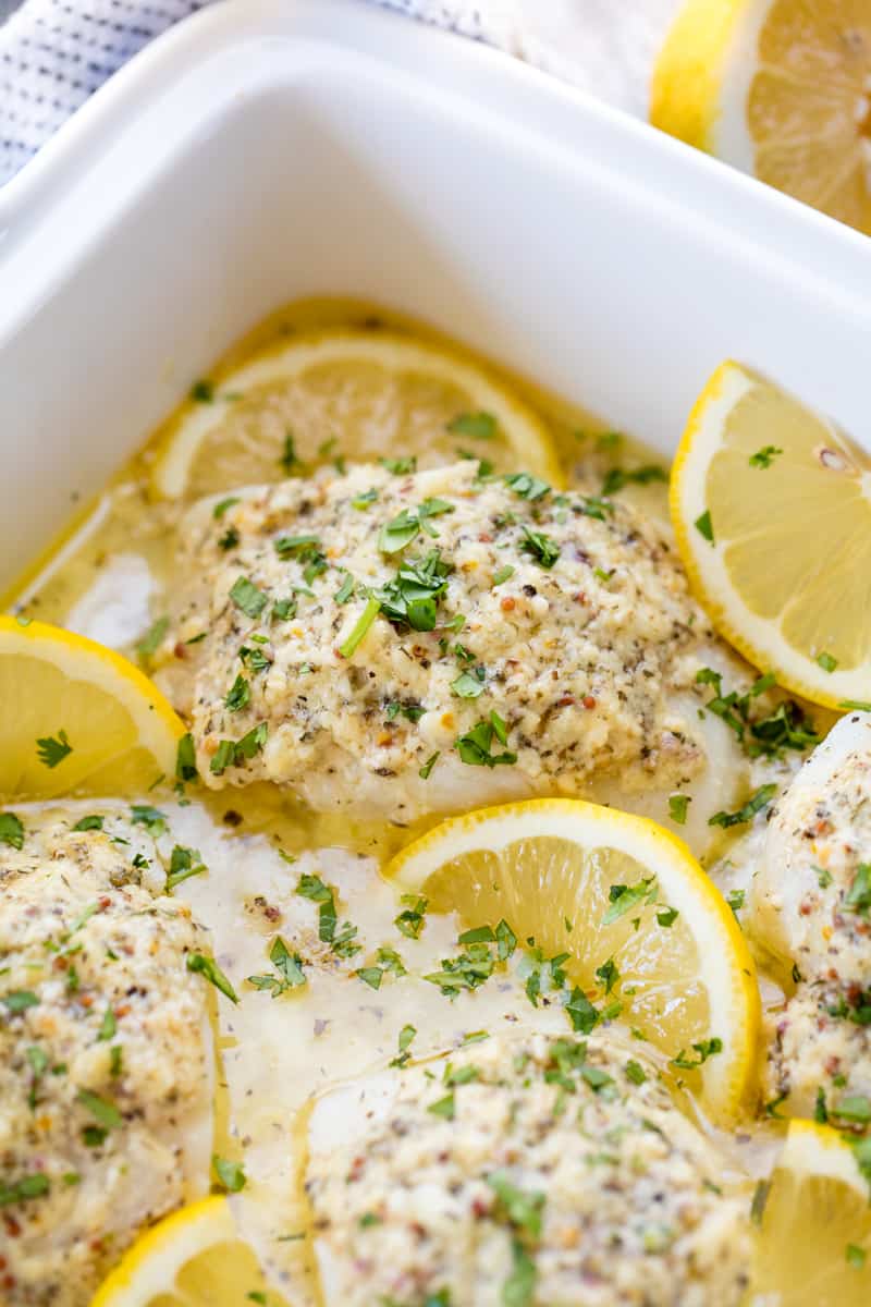 Easy Lemon Baked Cod Fish