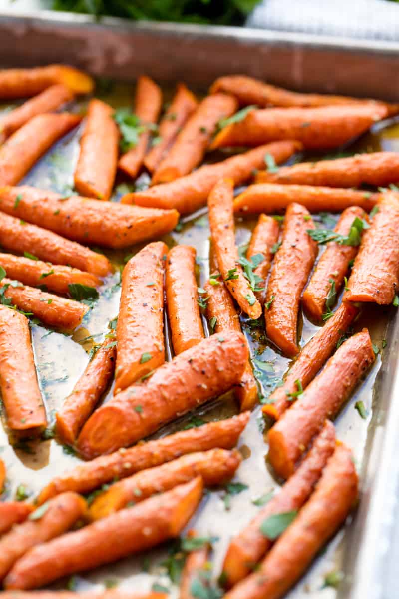 Oven Roasted Carrots Honey Thyme