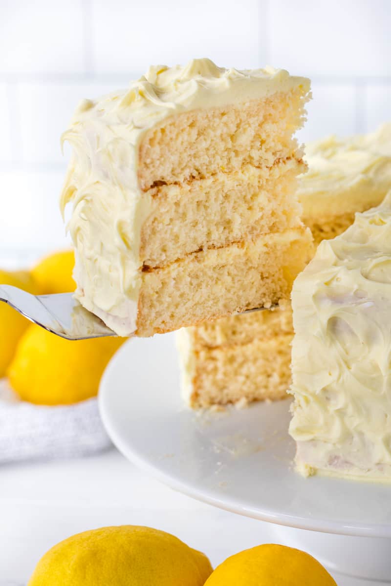 This Lemon Cake Recipe is so luscious and fluffy Lucious Lemon Cake