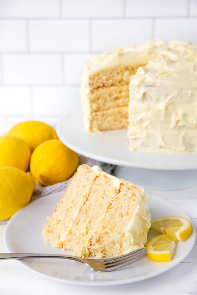 This Lemon Cake Recipe is so luscious and fluffy Lucious Lemon Cake