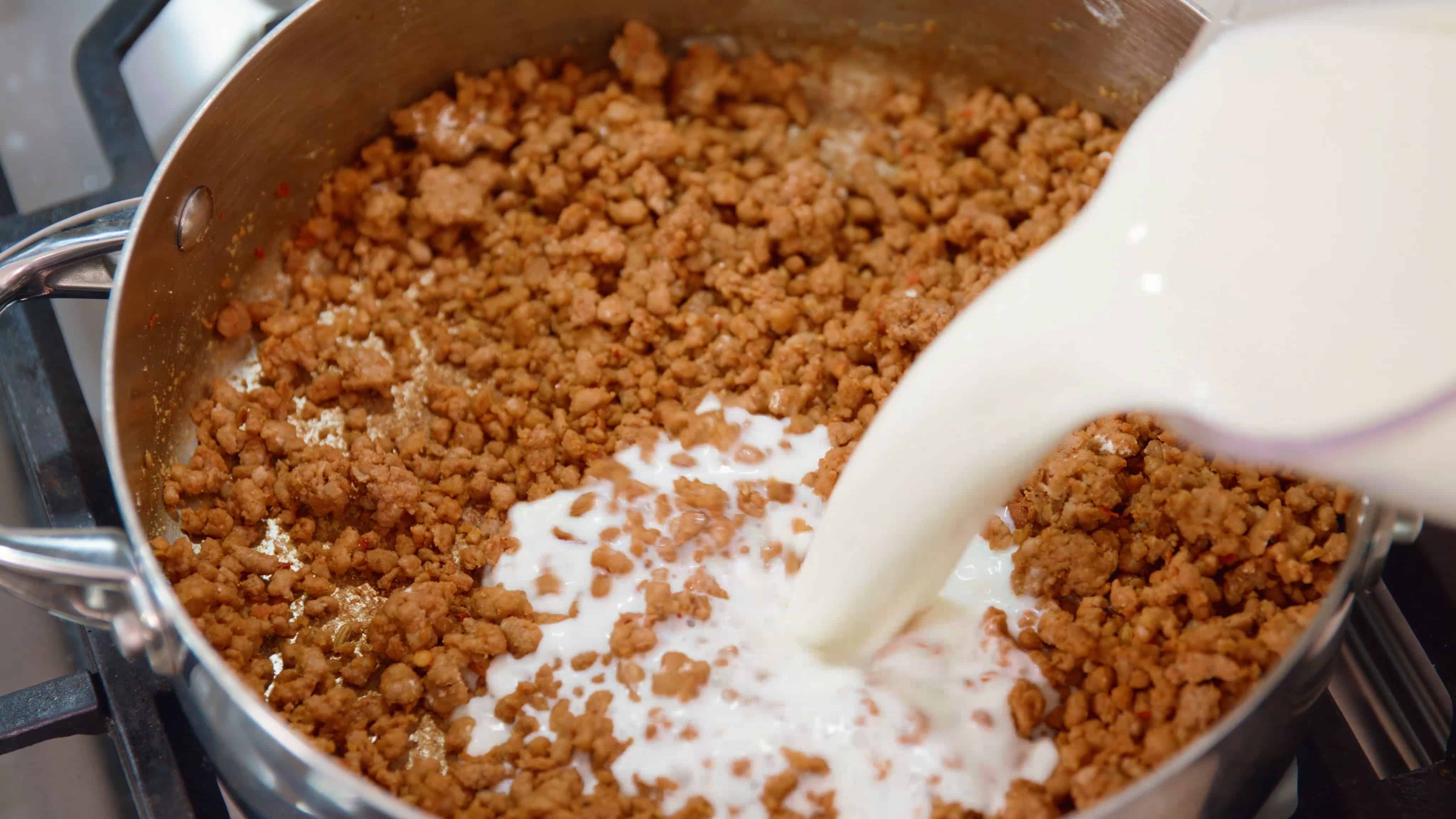 Simple Sausage Gravy is perfect to serve over toast Simple Sausage Gravy