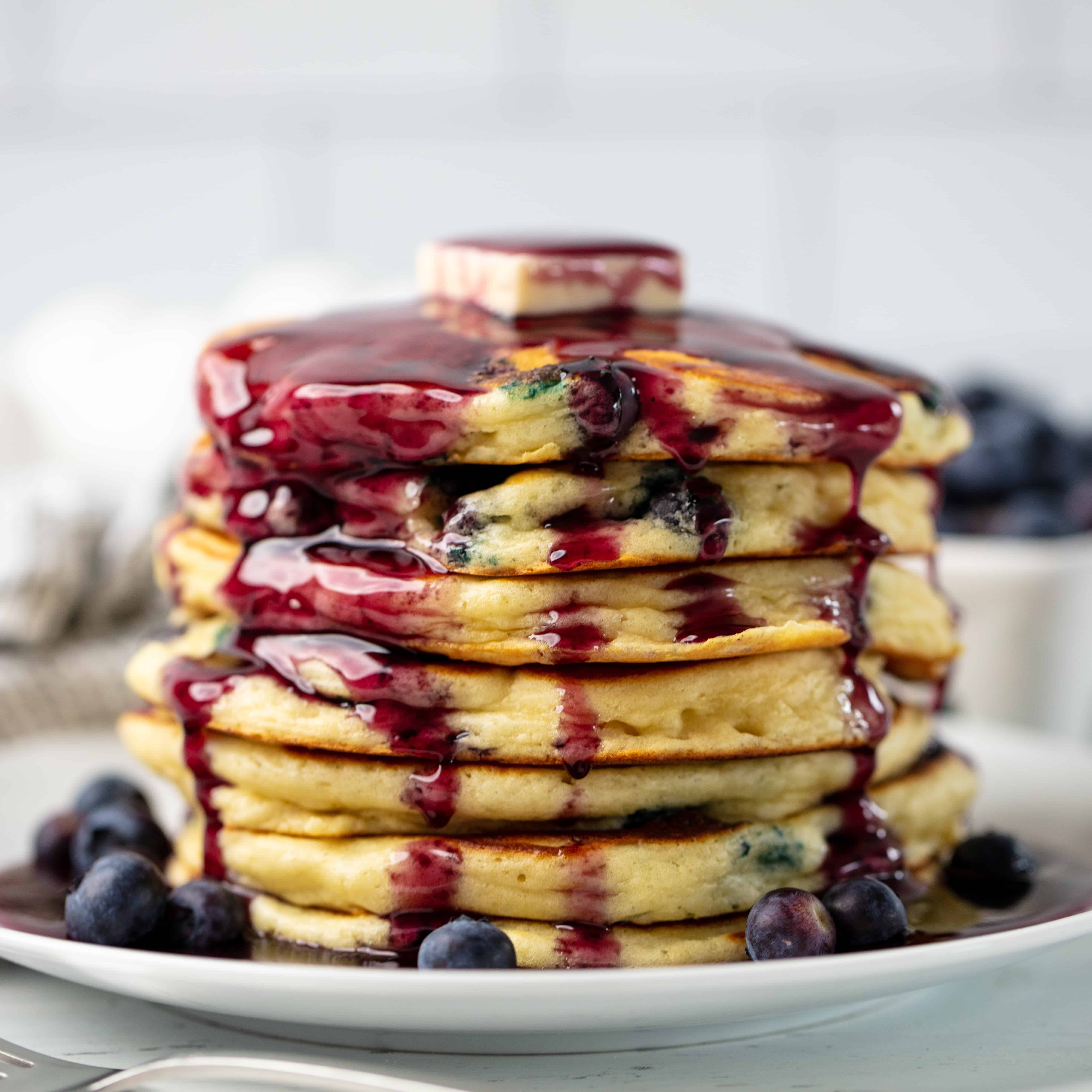 Perfect Blueberry Pancakes