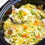 Slow Cooker Chicken Noodle Soup is total comfort food Slow Cooker Chicken Noodle Soup