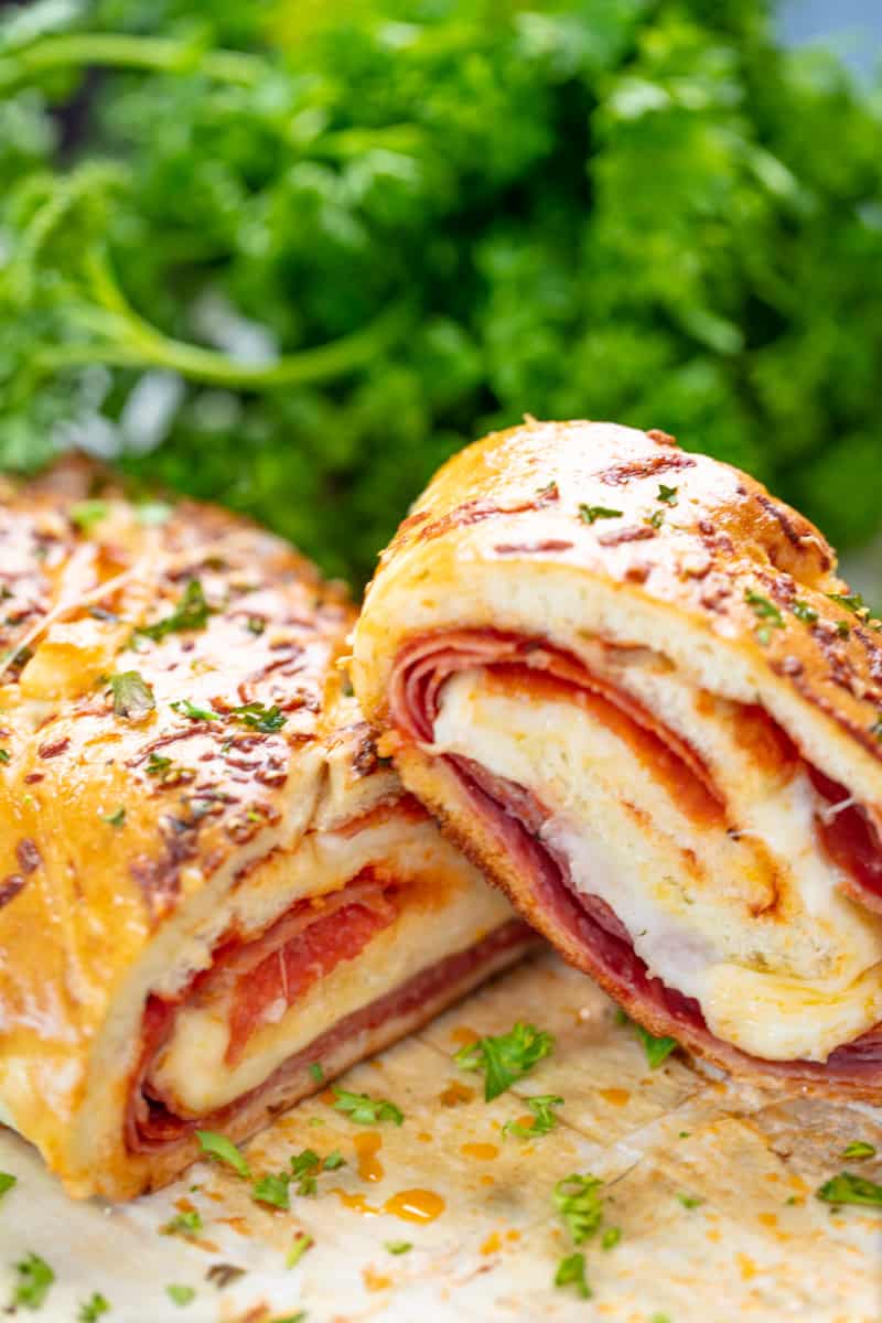  cheesy and perfect for pizza night this Italian Meat Stromboli recipe is an easy and deli Italian Meat Stromboli