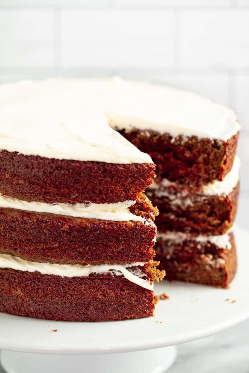 Naturally Red Velvet Cake With Ermine Icing