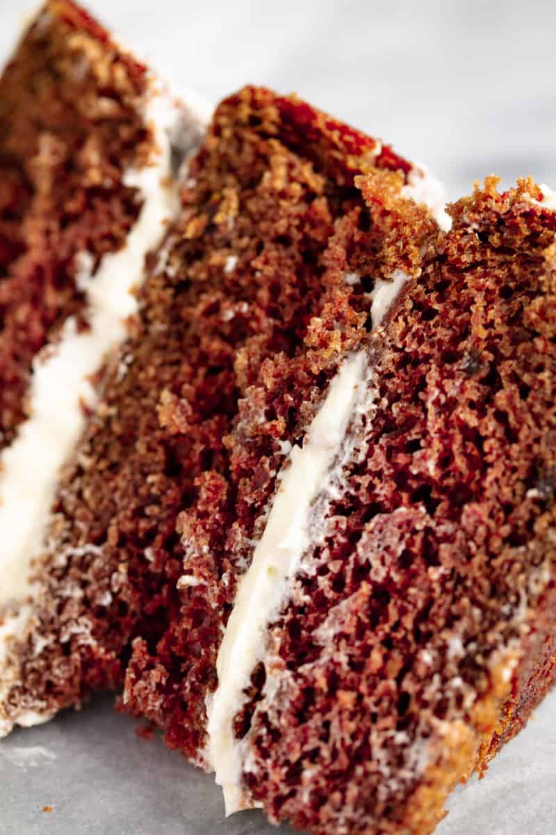 Naturally Red Velvet Cake With Ermine Icing