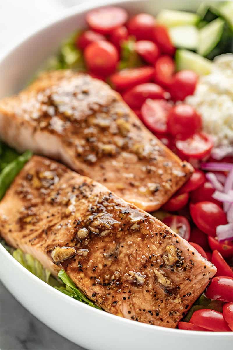 Easy Balsamic Salmon Salad - 24