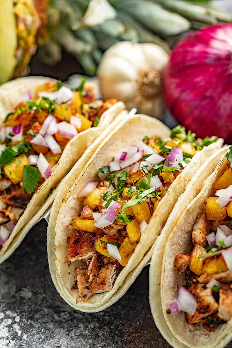 Tacos Al Pastor are thinly sliced pieces of marinated pork that make for the best taco Classic Tacos Al Pastor