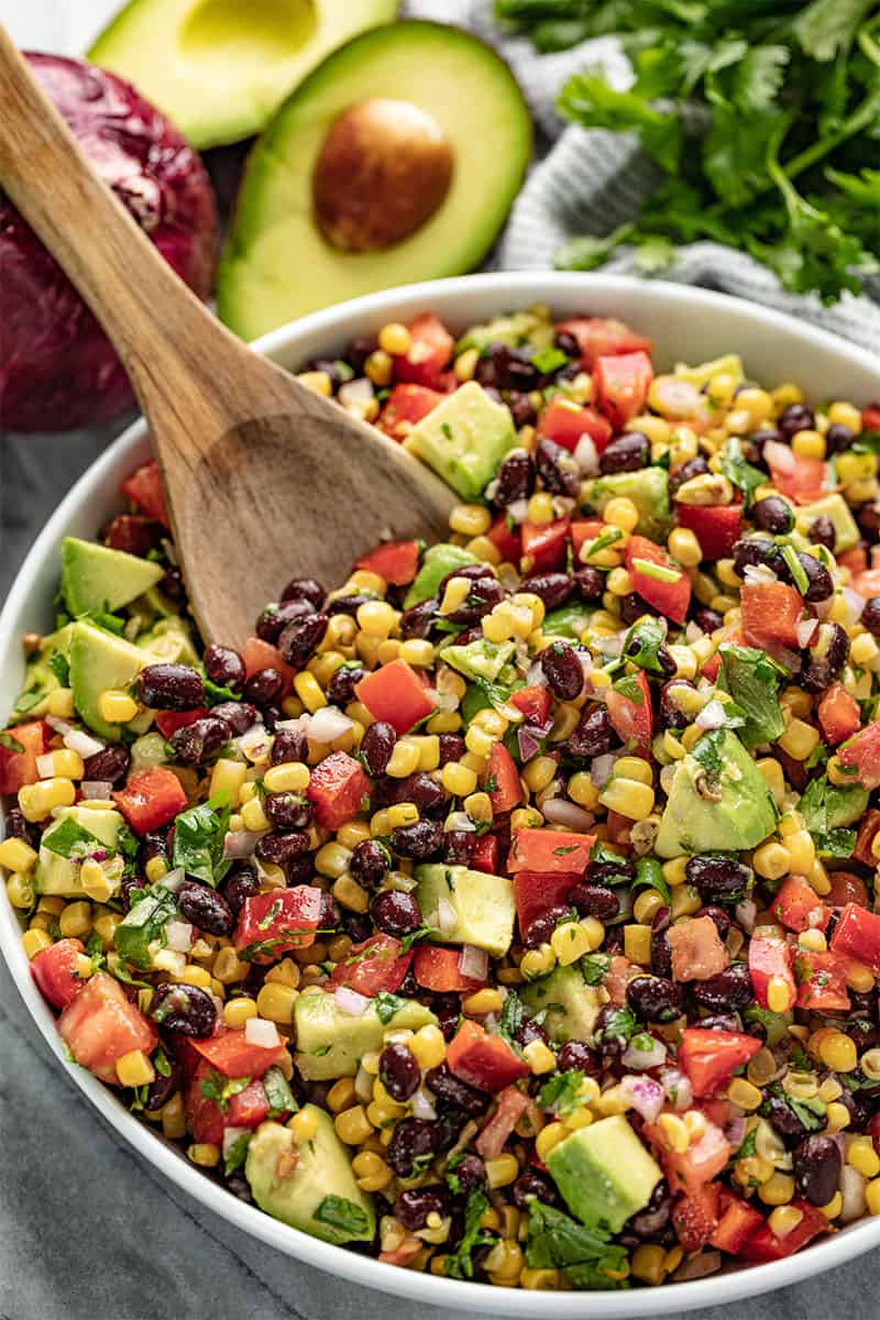 Simple Black Bean And Corn Salad | chefrecipes