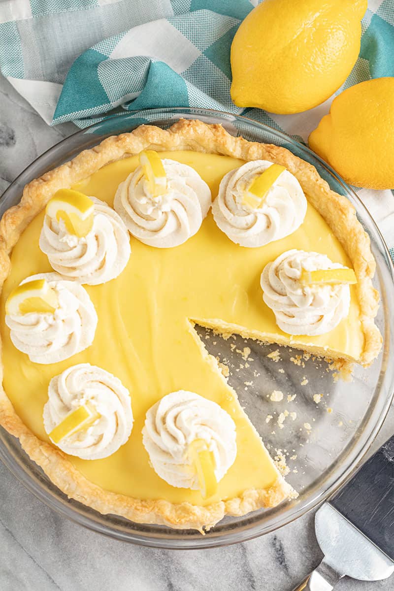 Old Fashioned Creamy Lemon Pie - 81