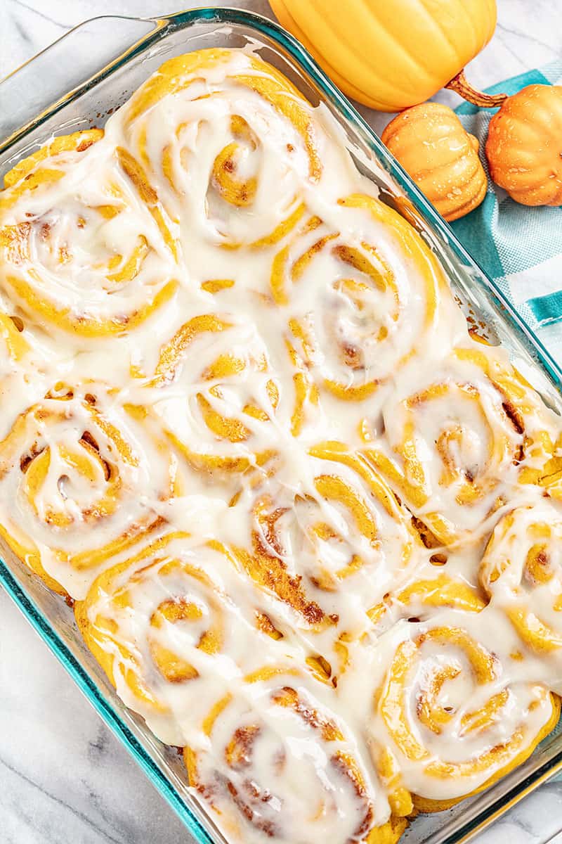 Perfect Pumpkin Cinnamon Rolls - 72