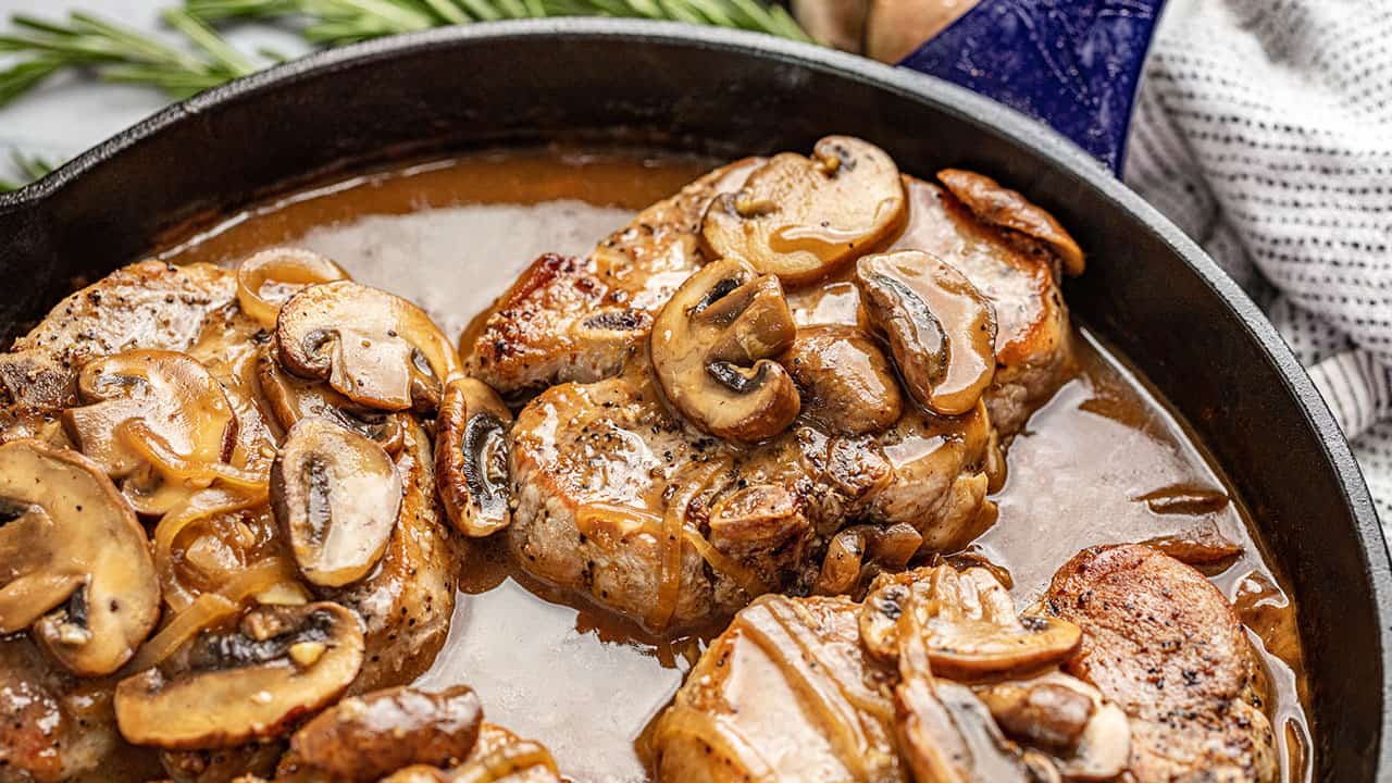 Grandma's Smothered Pork Chops Recipe With Caramelized Onion Gravy